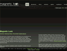 Tablet Screenshot of magneticlook.pl